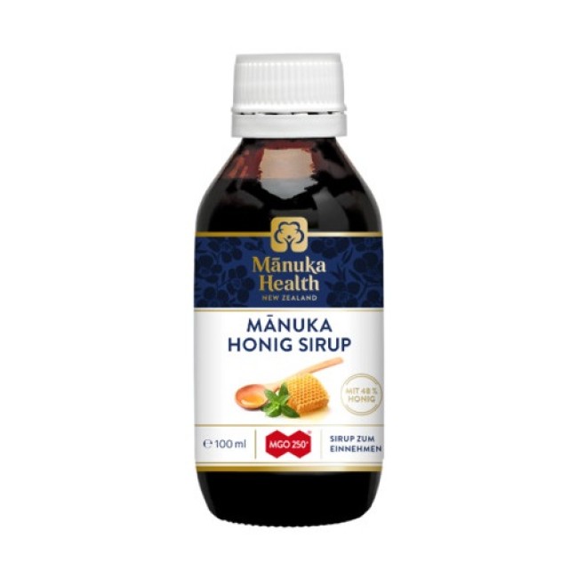 Sirop cu Miere de Manuka MGO 250+ pentru copii si adulti 100ml Manuka Health